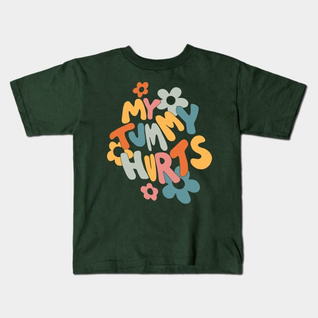 My Tummy Hurts But I_m Being Really Brave About It Kids T-Shirt by LEGO